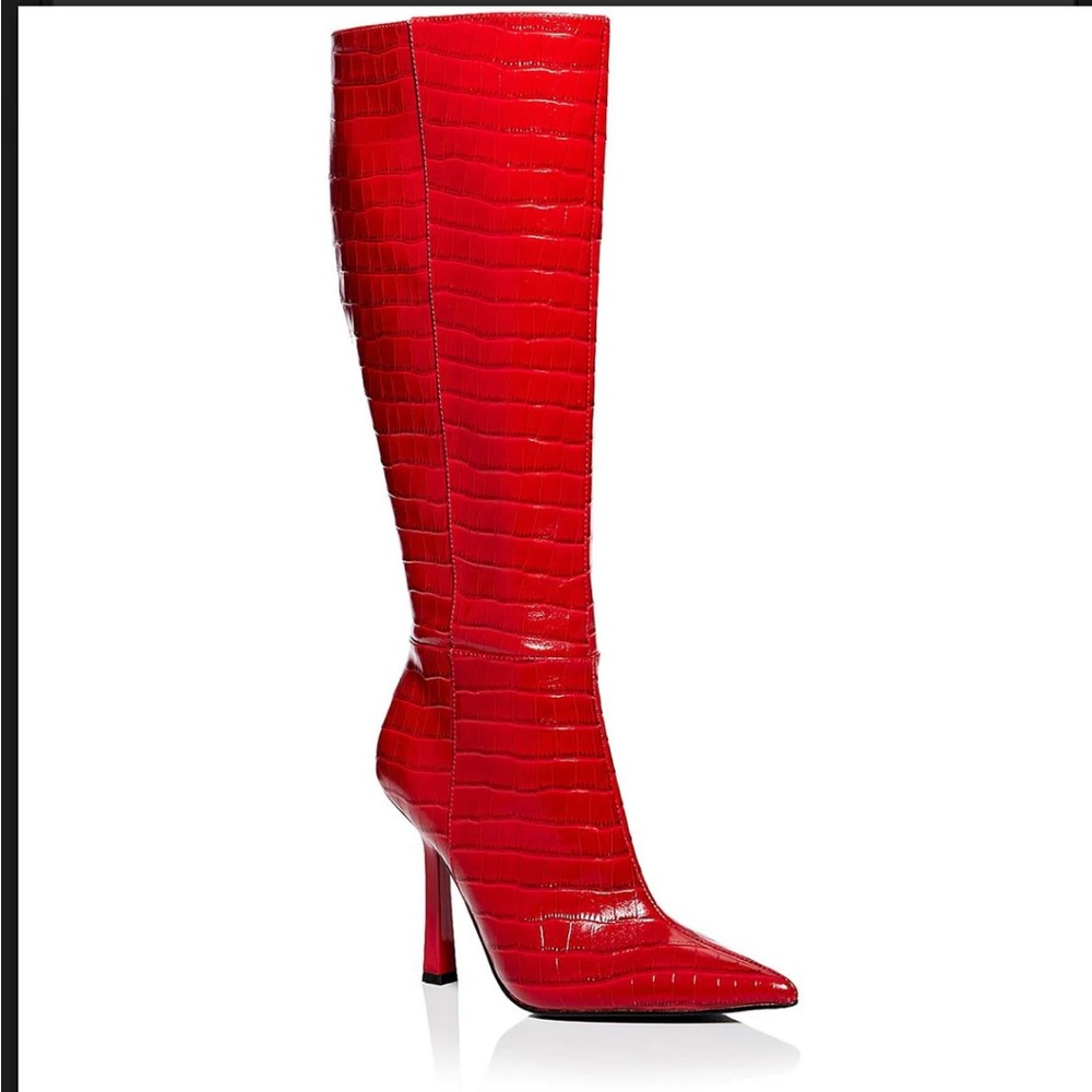 Aqua Shea Zipper Knee-High Boots